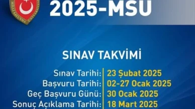 2025 MSÜ Başvuru İşlemleri ve Ücreti Hakkında Merak Edilenler!